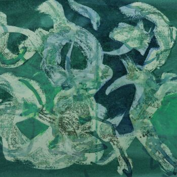 Peinture intitulée "Hypsipylé" par Philippe Casaubon, Œuvre d'art originale, Gouache