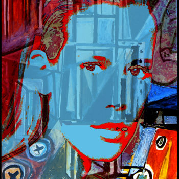 Digital Arts titled "CLAUDIA" by Jean Mirre, Original Artwork