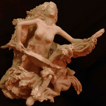 Sculpture intitulée "centauresse" par Marc De Lassus Saint-Geniès, Œuvre d'art originale
