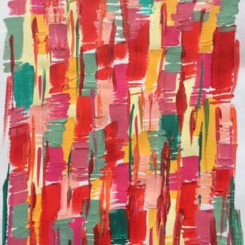 Painting titled "Biot" by Caroline Montigneaux, Original Artwork, Acrylic