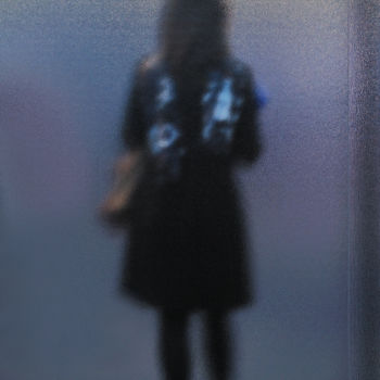 Peinture intitulée "L'arrêt de bus 24" par Adrienne Arth, Œuvre d'art originale