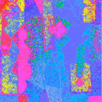 Arts numériques intitulée "Chevalier Sept" par Kirlian, Œuvre d'art originale, Peinture numérique