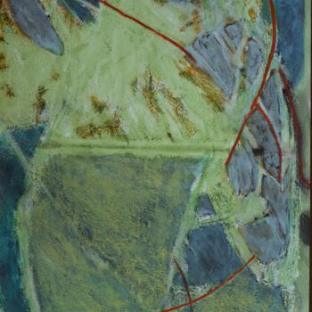 Malerei mit dem Titel "Ilion" von Philippe Casaubon, Original-Kunstwerk, Gouache