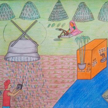 Painting titled "img-20160421-063945…" by Manoj Shukla, Original Artwork