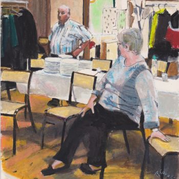 「N°713  Pochade vest…」というタイトルの絵画 R. Cavaliéによって, オリジナルのアートワーク, その他