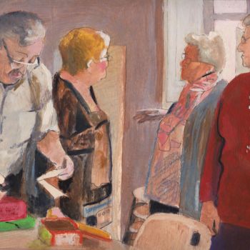 Painting titled "N°904  Club des Aîn…" by R. Cavalié, Original Artwork, Other