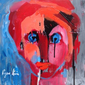 Peinture intitulée "L'orphelin" par Maryse Coin (Ryse Kaïa), Œuvre d'art originale, Acrylique Monté sur Châssis en bois