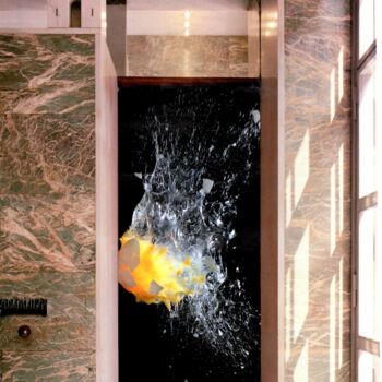 Collages intitulée "Point de rupture" par Nelly Sanchez, Œuvre d'art originale