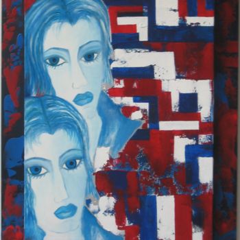 Peinture intitulée "Un 13 novembre à Pa…" par Innox, Œuvre d'art originale, Acrylique