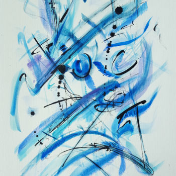 Painting titled "KanChaï 10 b" by Stéphanie Menard, Original Artwork, Acrylic