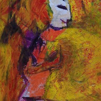 Painting titled "il n y a rien à dir…" by Francisco Mendes, Original Artwork, Acrylic