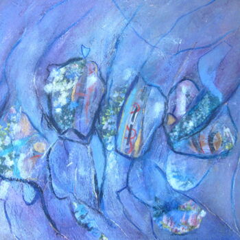 Peinture intitulée "Renouveau 2" par Monique Chef, Œuvre d'art originale, Acrylique