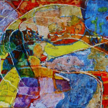 Peinture intitulée "Io" par Philippe Casaubon, Œuvre d'art originale, Gouache