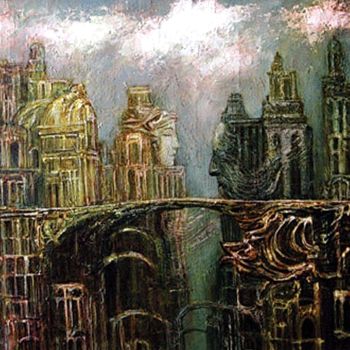 Painting titled "dream" by Alexandr Ivanov, Original Artwork, Oil