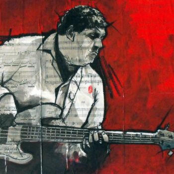 Painting titled "basse" by Vincent Tessier Xxc, Original Artwork, Acrylic
