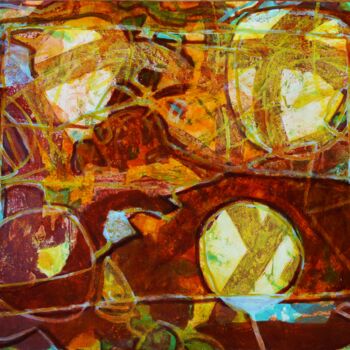 Peinture intitulée "Iolas" par Philippe Casaubon, Œuvre d'art originale, Gouache