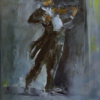 Painting titled "(16-20)-virtuose-" by Thierry Faure, Original Artwork, Oil