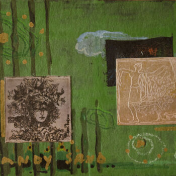 Collages titled "Witch" by Mandy Sand, Original Artwork