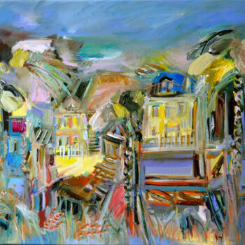 Peinture intitulée "Un fragment illimit…" par Muriel Cayet, Œuvre d'art originale, Acrylique