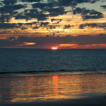 Fotografie mit dem Titel "coucher de soleil s…" von Dominique Thivollier, Original-Kunstwerk
