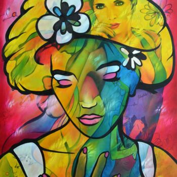 Peinture intitulée "la libertad" par Jeannette Guichard-Bunel, Œuvre d'art originale, Huile