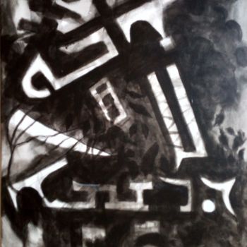 제목이 "Notre Père dans le…"인 미술작품 Houda Moussa로, 원작, 아크릴