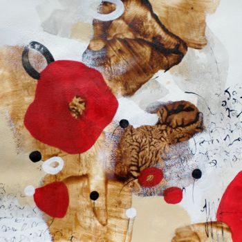 Peinture intitulée "Parfum d'Impatiens…" par Isabelle Mignot, Œuvre d'art originale, Autre