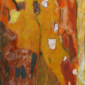 Peinture intitulée "Ioniens" par Philippe Casaubon, Œuvre d'art originale, Gouache