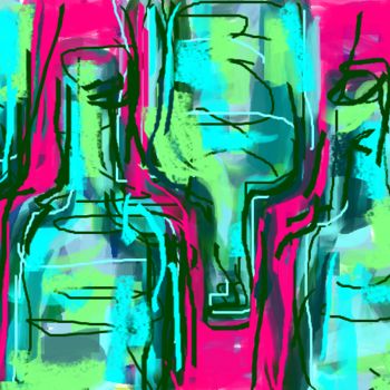 Arts numériques intitulée "Transparences" par Rev, Œuvre d'art originale, Peinture numérique