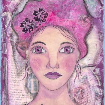 Peinture intitulée "margret" par Ellen Hendrikx, Œuvre d'art originale