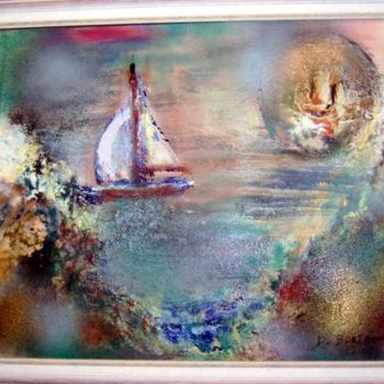 Painting titled "Côte basque.jpg" by Dominique Bertrand, Original Artwork, Acrylic