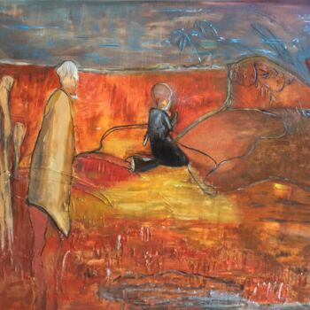 Painting titled "Gateway - no 1 16/08" by Ann Lahti, Original Artwork