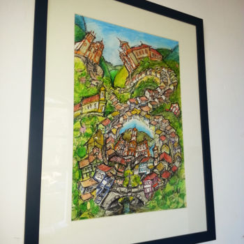 Drawing titled "The infinity old ci…" by L'Atelier, Original Artwork