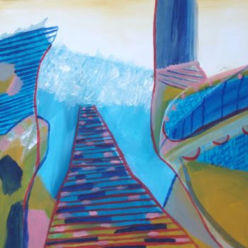 Painting titled "Gillat" by Sebastian Olivier Burckhardt, Original Artwork, Acrylic