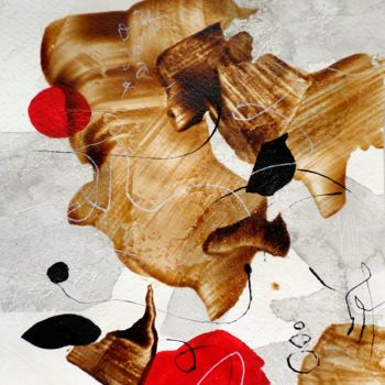 Painting titled "Breathing your smil…" by Isabelle Mignot, Original Artwork, Other