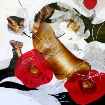 Peinture intitulée "Breathing your smil…" par Isabelle Mignot, Œuvre d'art originale, Autre