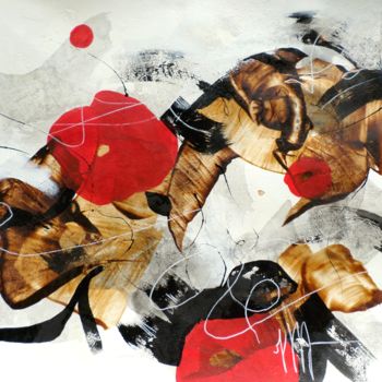 Peinture intitulée "Breathing your smil…" par Isabelle Mignot, Œuvre d'art originale, Autre