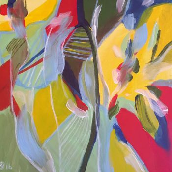 Malerei mit dem Titel "Unexplicable" von Sebastian Olivier Burckhardt, Original-Kunstwerk, Acryl