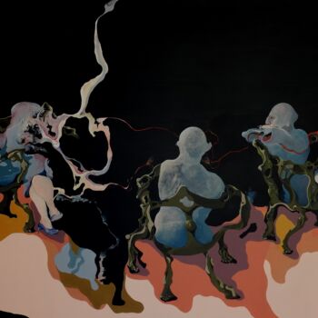 绘画 标题为“CONCILIABULE” 由Claude André Thibaud, 原创艺术品, 丙烯