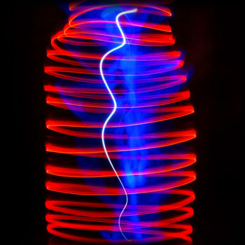 Digital Arts titled "LA CAGE DE FARADAY," by Blaise Lavenex, Original Artwork, Digital Painting