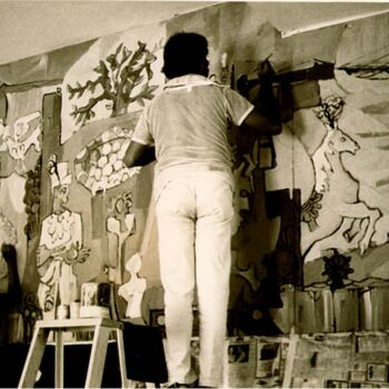 「Wall painting」というタイトルの写真撮影 Mandy Sandによって, オリジナルのアートワーク