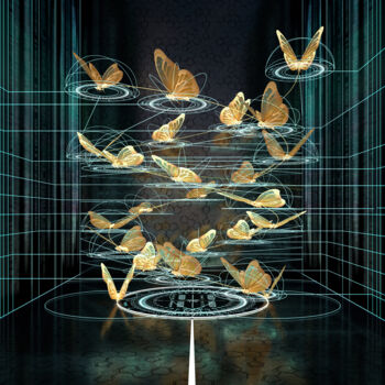 Digital Arts με τίτλο "Mathematics flight" από Konstantin Petrov, Αυθεντικά έργα τέχνης, 3D Μοντελοποίηση