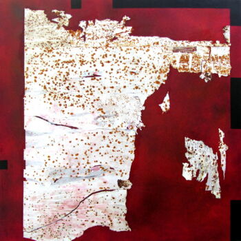 Peinture intitulée "MT n°42: le cadre i…" par Anne-Marie Mary, Œuvre d'art originale