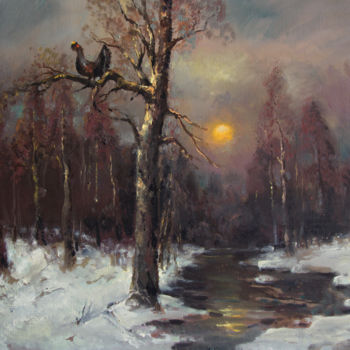 Pittura intitolato "Spring Call. Woodgo…" da Mark Kremer, Opera d'arte originale, Olio