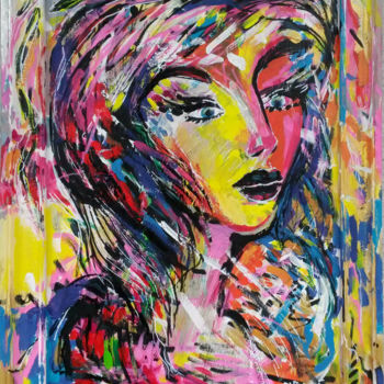 Peinture intitulée "Belle" par Lucie Rydlova, Œuvre d'art originale, Acrylique