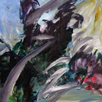Peinture intitulée "Virage" par Bernard Filippi, Œuvre d'art originale, Acrylique Monté sur Châssis en bois