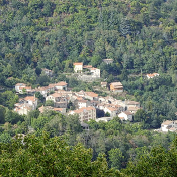Photographie intitulée "Village de Vialas (…" par Alain Brasseur, Œuvre d'art originale