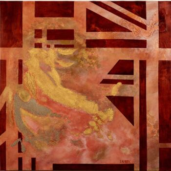 Peinture intitulée "L'envol de l'ange" par Innox, Œuvre d'art originale, Acrylique