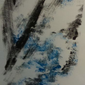 Peinture intitulée "Monotype" par Emmanuelle Noizet, Œuvre d'art originale, Encre