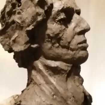 Γλυπτική με τίτλο "Chopin.jpg" από Aleksandra Kann-Bogomilska, Αυθεντικά έργα τέχνης